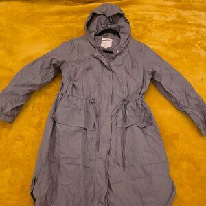 Water Resistant Raincoat Lilac Gray